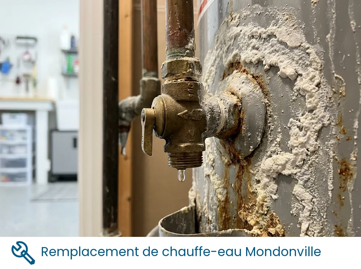Remplacement de chauffe-eau à Mondonville