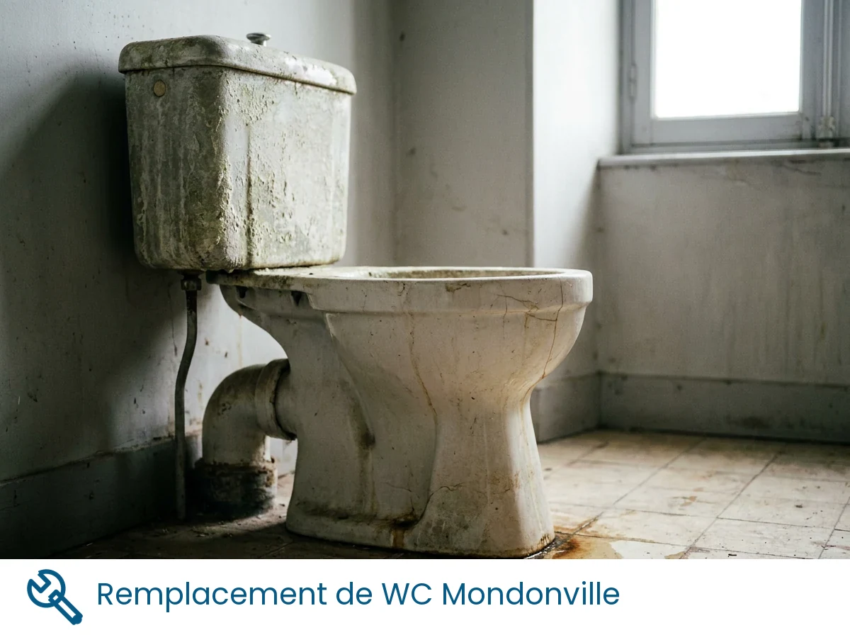 Remplacement de WC à Mondonville