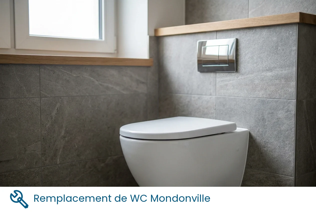 Remplacement de WC à Mondonville