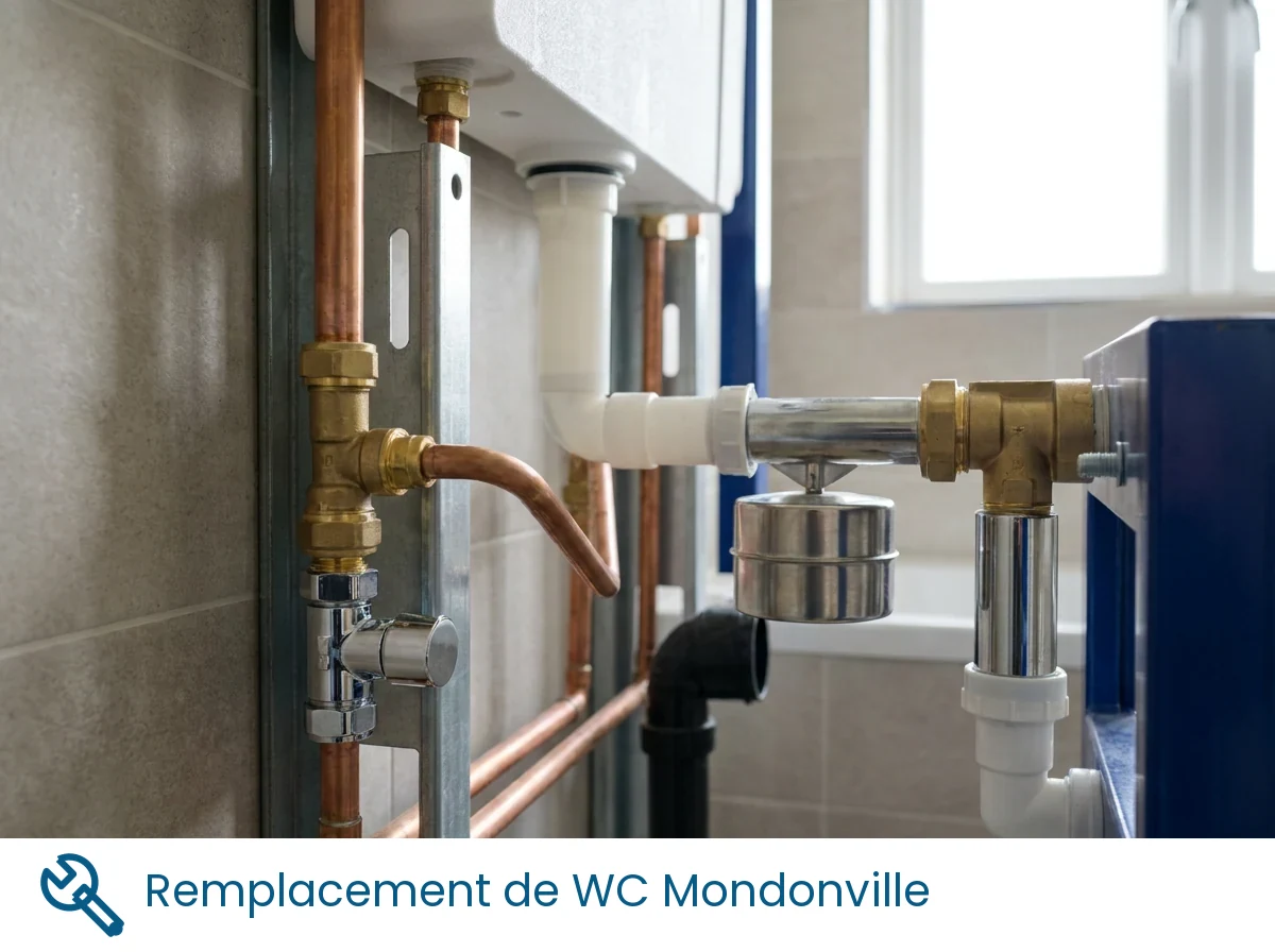 Remplacement de WC à Mondonville
